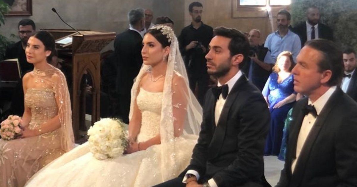 شاهد .. بالفيديو- العروسين ماريا إلياس المر وإيلي أبو ناضر يقولان الـ نعم الأبدية