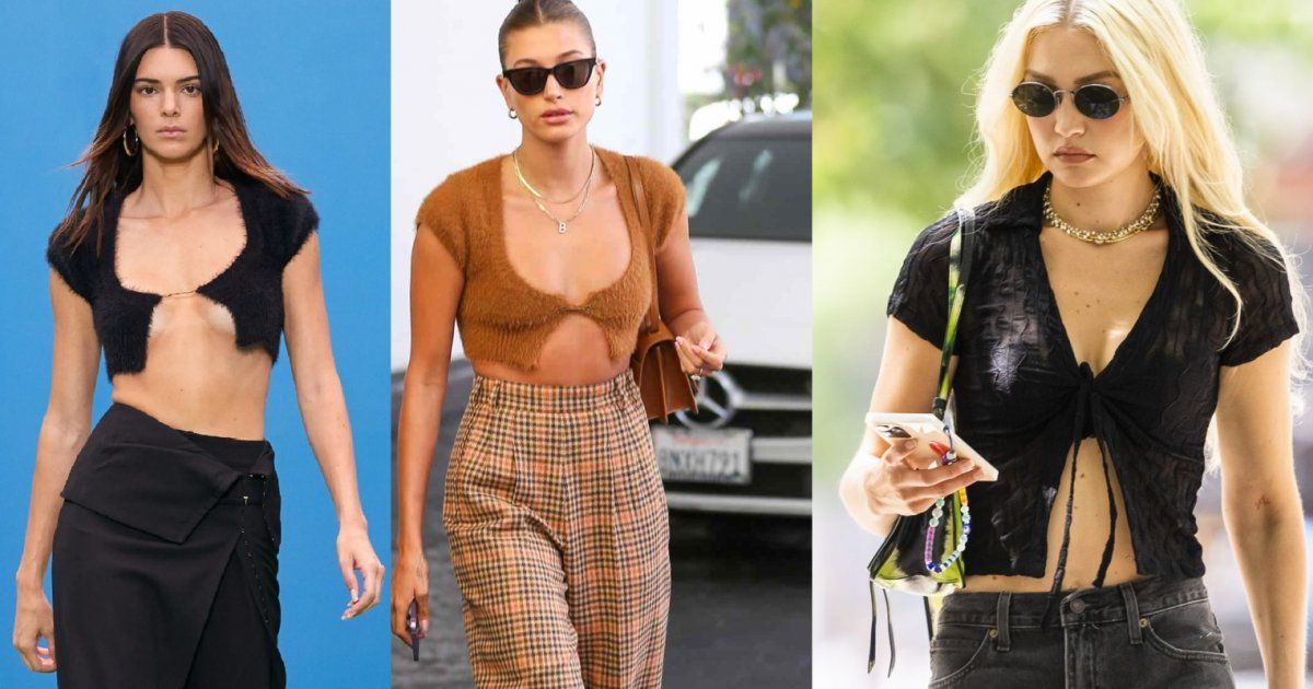 شاهد .. بالصور- موضة جديدة: الكنزة المفتوحة على هذا الشكل وهذه أسعارها