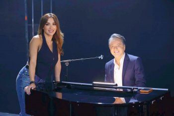 شاهد .. زوجة مروان خوري تفاجئه على المسرح وتوجه له هذه الرسالة