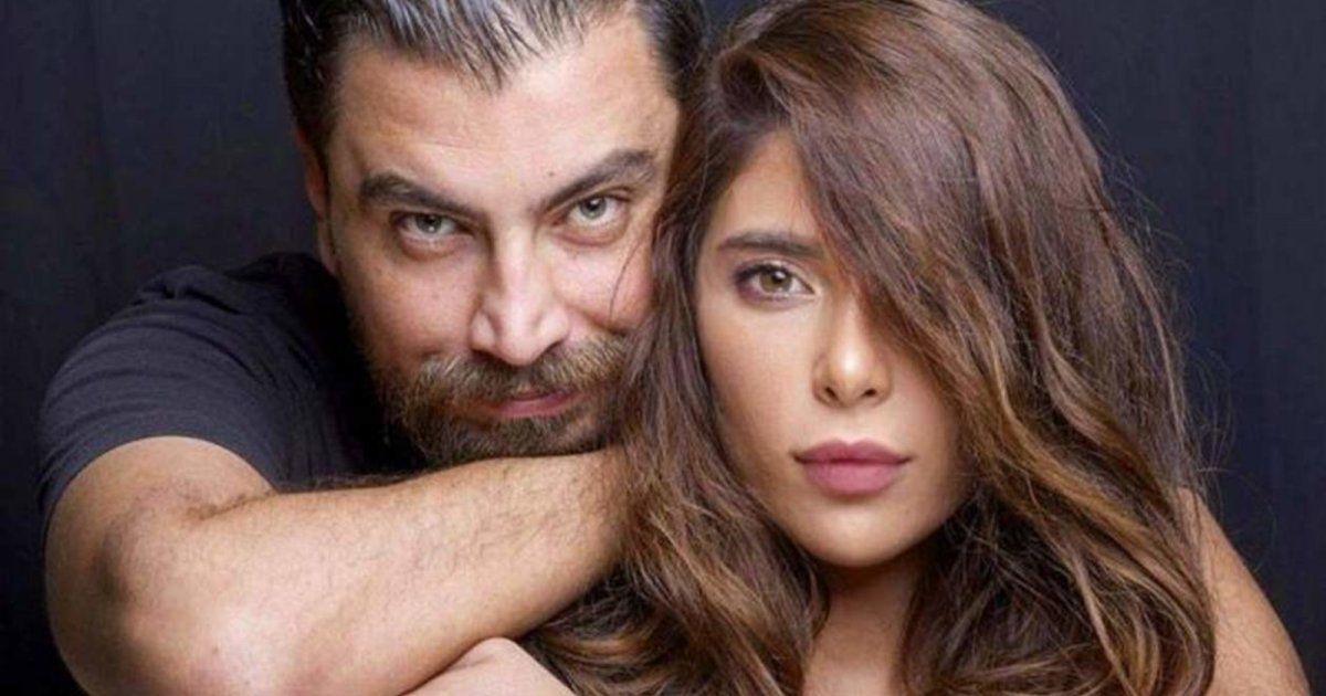 شاهد .. بالصور - قبلة حميمة تجمع معتصم النهار ولين برنجكجي