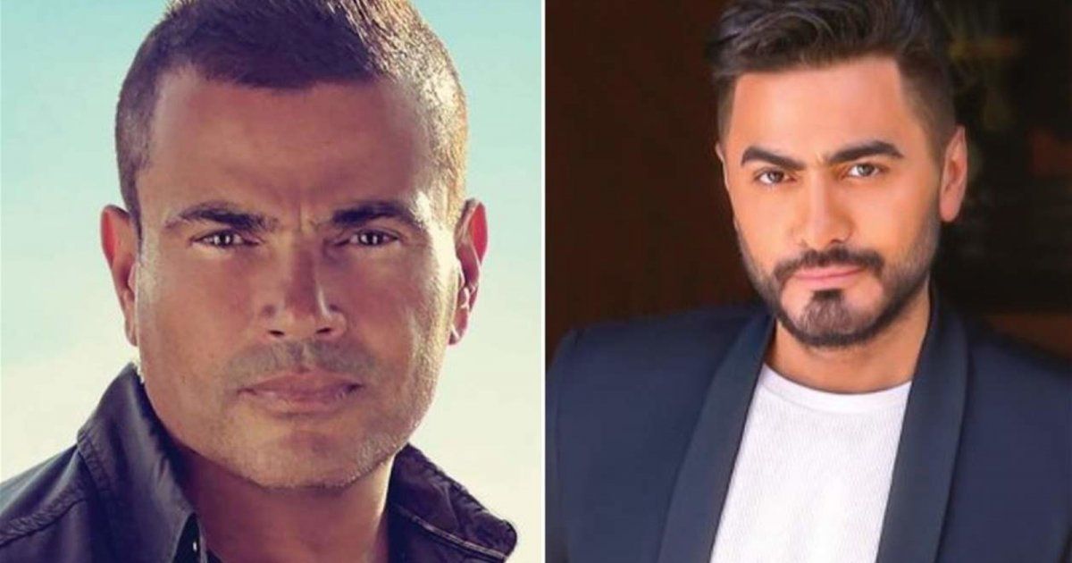 شاهد .. بين عمرو دياب وتامر حسني تشابه غريب .. وهذا الدليل