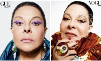 شاهد .. إسعاد يونس في سن الـ73 تتباهى بجمالها بإطلالات غريبة على غلاف أشهر مجلة-بالصور