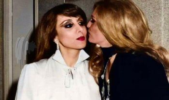 شاهد .. بالصورة- داليدا طبعت قبلة للتاريخ على خد فيروز