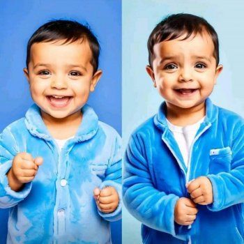 شاهد .. محمد هنيدي بصور من طفولته.. شاهدوا إبتسامته البريئة