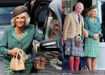 شاهد .. بالصور- الملك تشارلز الثالث يظهر بالتنورة التقليدية خلال دورة ألعاب المرتفعات الأسكتلندية