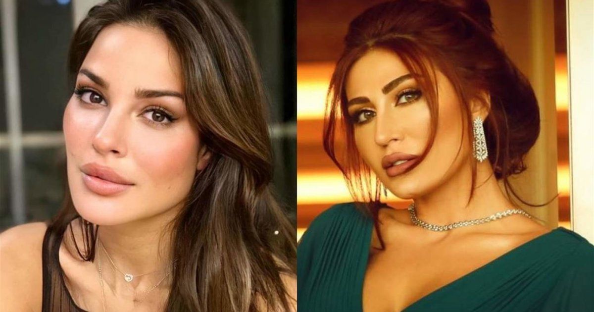 شاهد .. بالصورة - نادين نسيب نجيم وهبة نور.. يرقصان في حفل خاص باللون الابيض