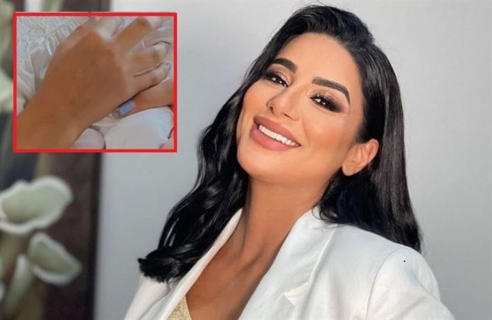 جوري بكر تنشر أول صورة لطفلها تميم : شاهد