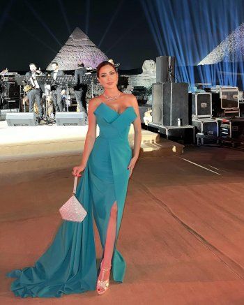 شاهد .. نسرين طافش تتألق بفستان من تصميم نور فتح الله وهذا سعره