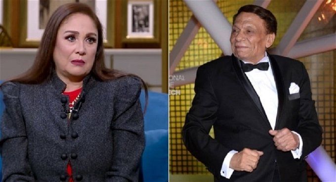 تتواصل معه باستمرار.. شيرين تكشف حالة عادل إمام الصحية