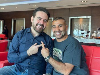 شاهد .. بالصورة- "تستاهل"..وائل جسار يبارك لـ احمد سعد على جائزته في الموريكس دور