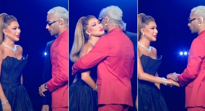 محمد رمضان صالح نوال الزغبي ببوسة وحضن : شاهد