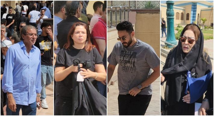 النجوم طلع عندهم اصل وراحوا عزاء اشرف مصلحي