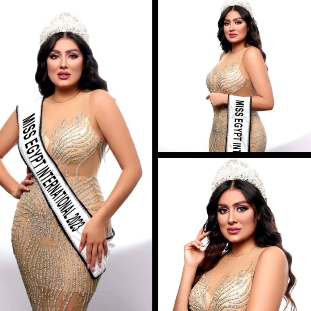 رجاء الريس تتوج بلقب ملكة جمال مصر عالميًا 2023