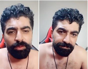 شاهد .. ممثل مصري ينهار في بث مباشر ويعتذر .. فما القصة ؟