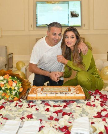 شاهد .. بالصور - أنابيلا هلال تحتفل بعيد ميلاد زوجها وتوجه له أجمل الكلمات