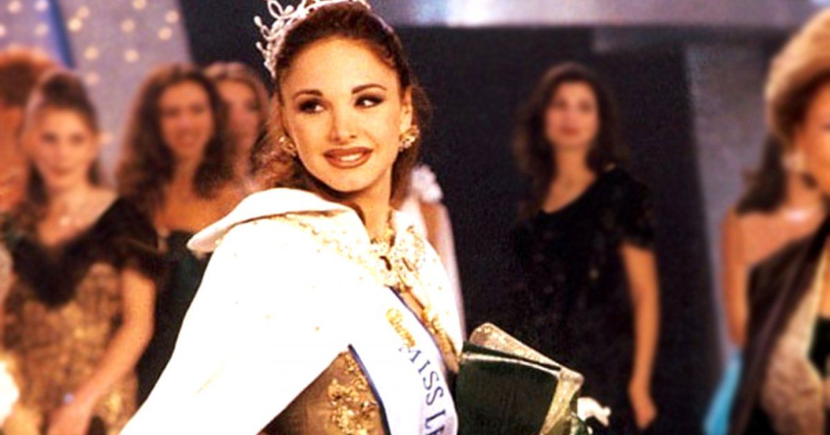 شاهد .. هكذا أطلت ملكة جمال لبنان لعام 1997 بالمايوه.. رشاقتها ملفتة للغاية