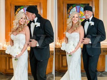 شاهد .. بالصور - هالك هوغان يتزوج للمرة الثالثة وإبنته تتغيب