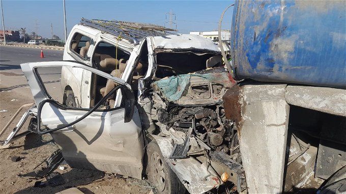 أخبار مصر | معظهم أطفال .. مصرع وإصابة أكثر من 14 شخص في حادث انقلاب على طريق العلمين