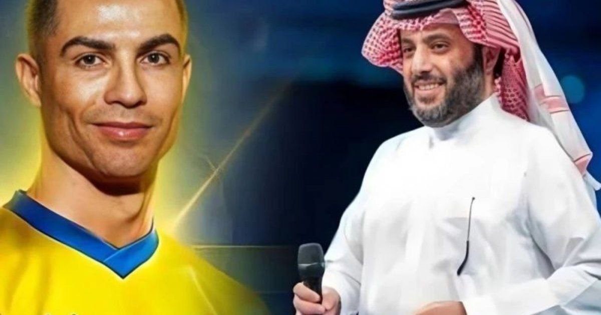شاهد .. تركي آل الشيخ سعيد جداً بكلمات كريستيانو رونالدو .. وهكذا تفاعل معها