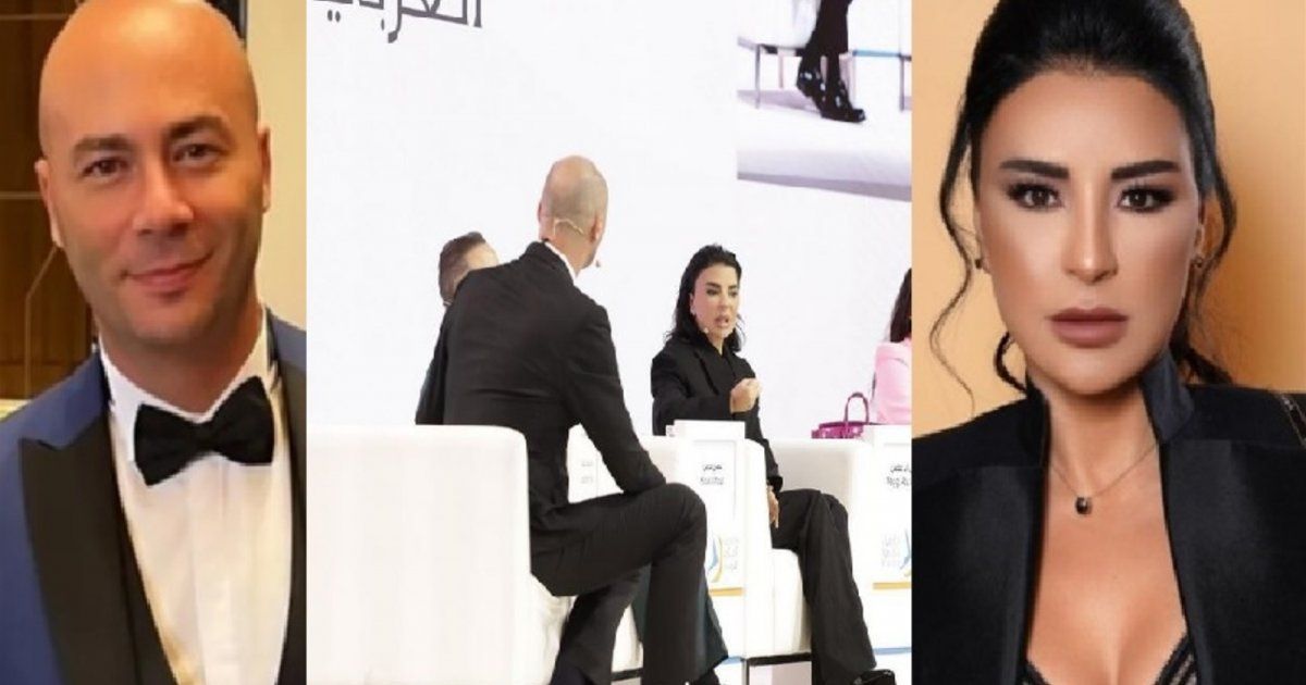 شاهد .. ماغي بو غصن تحرج رودولف هلال بعدما طرح عليها سؤالا شخصيا في "منتدى الإعلام العربي"