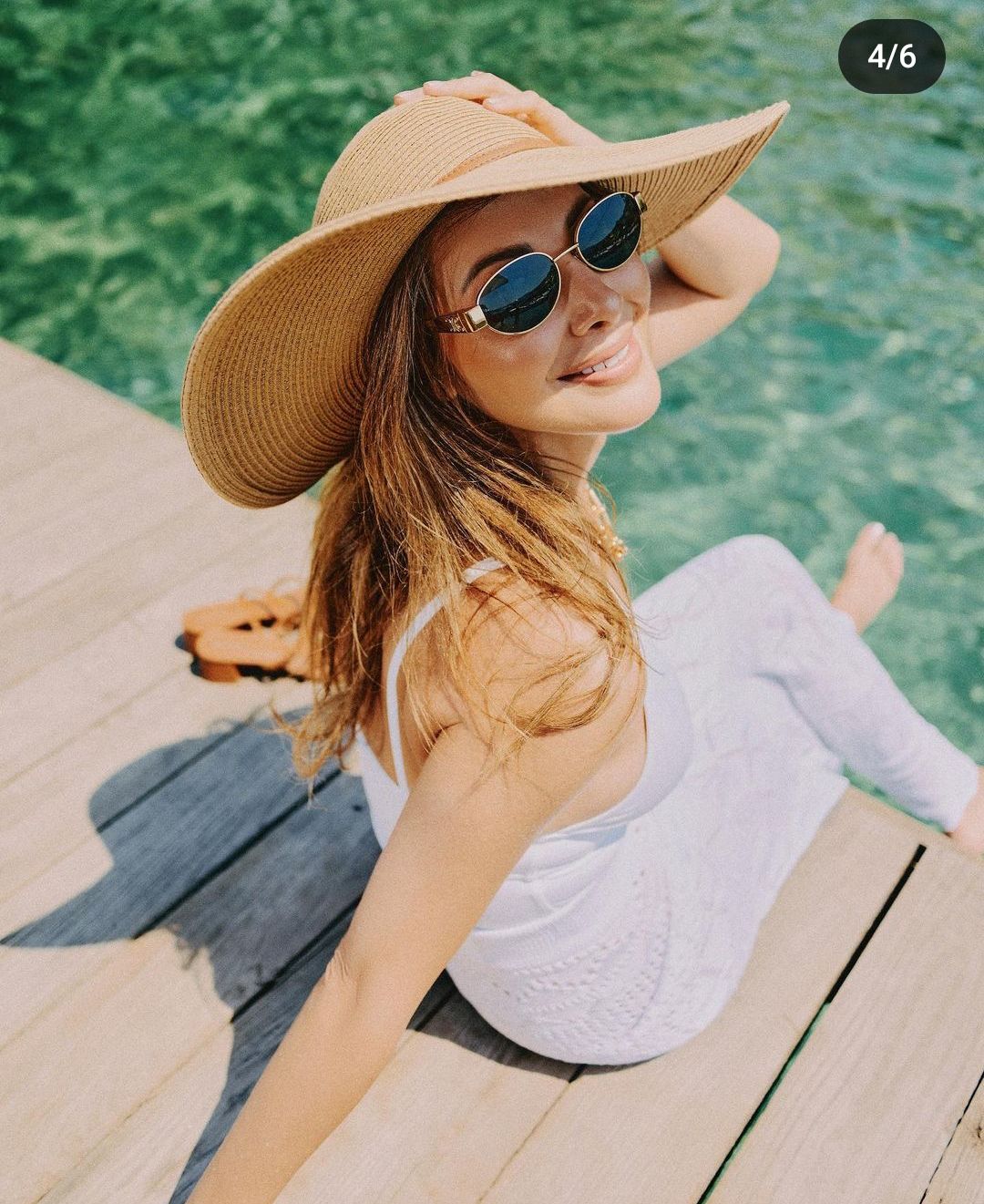 نانسي عجرم علي البحر و الجامد يستحمل حلاوتها : شاهد