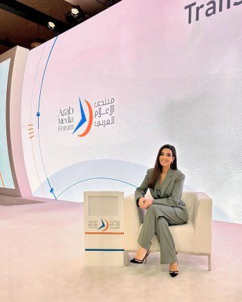 شاهد .. بالصور - ليال الإختيار تطل من منتدى الإعلام العربي في دبي