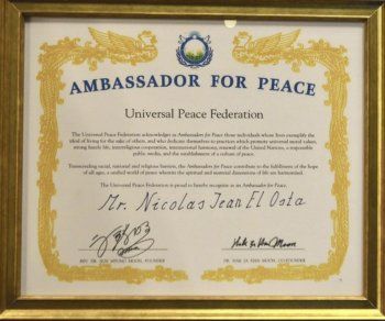 شاهد .. بالصور - نقولا الأسطا سفيراً للسلام