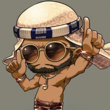 شاهد .. محمد رمضان يتحول إلى شخصية كرتونية بالشماغ العربي ومكشوف الصدر-بالصورة