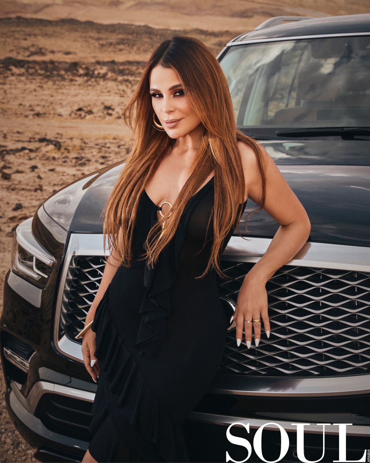 كارول سماحة في جلسة تصوير لغلاف سول العربية: “أعيش بالأمل”