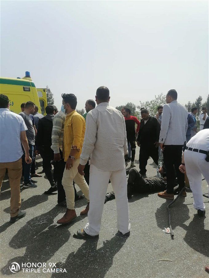 أخبار مصر | كلهم سيدات .. مصرع وإصابة أكبر من 25 شخص في حادث طريق محور شرق الرياح التوفيقي الجديد