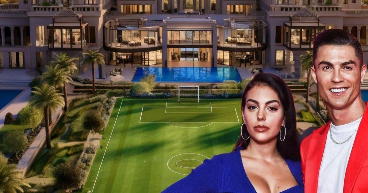 شاهد .. قصر كريستيانو رونالدو وجورجينا رودريغيز الجديد في السعودية من الأحلام.. بالصور