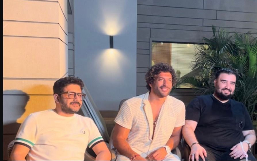 خش شارك حسن الرداد فرحته بفيلمه ” بلوموندو”