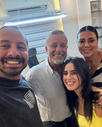 شاهد .. بالصور- رانيا يوسف تشعل حماس الجمهور لعملها القادم مع شريف منير