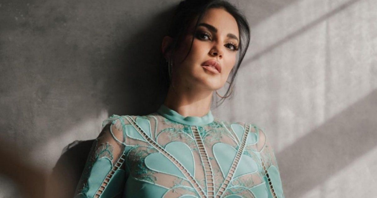 شاهد .. بالصور- بلوك خريفي رائع..درة التونسية تسحر الجمهور بجمالها وأناقتها