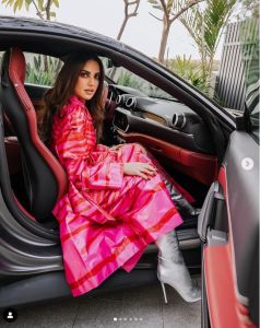 التايجر السبب .. اتفرج درة “جننت” السوشيال ميديا ببطن منتخفة