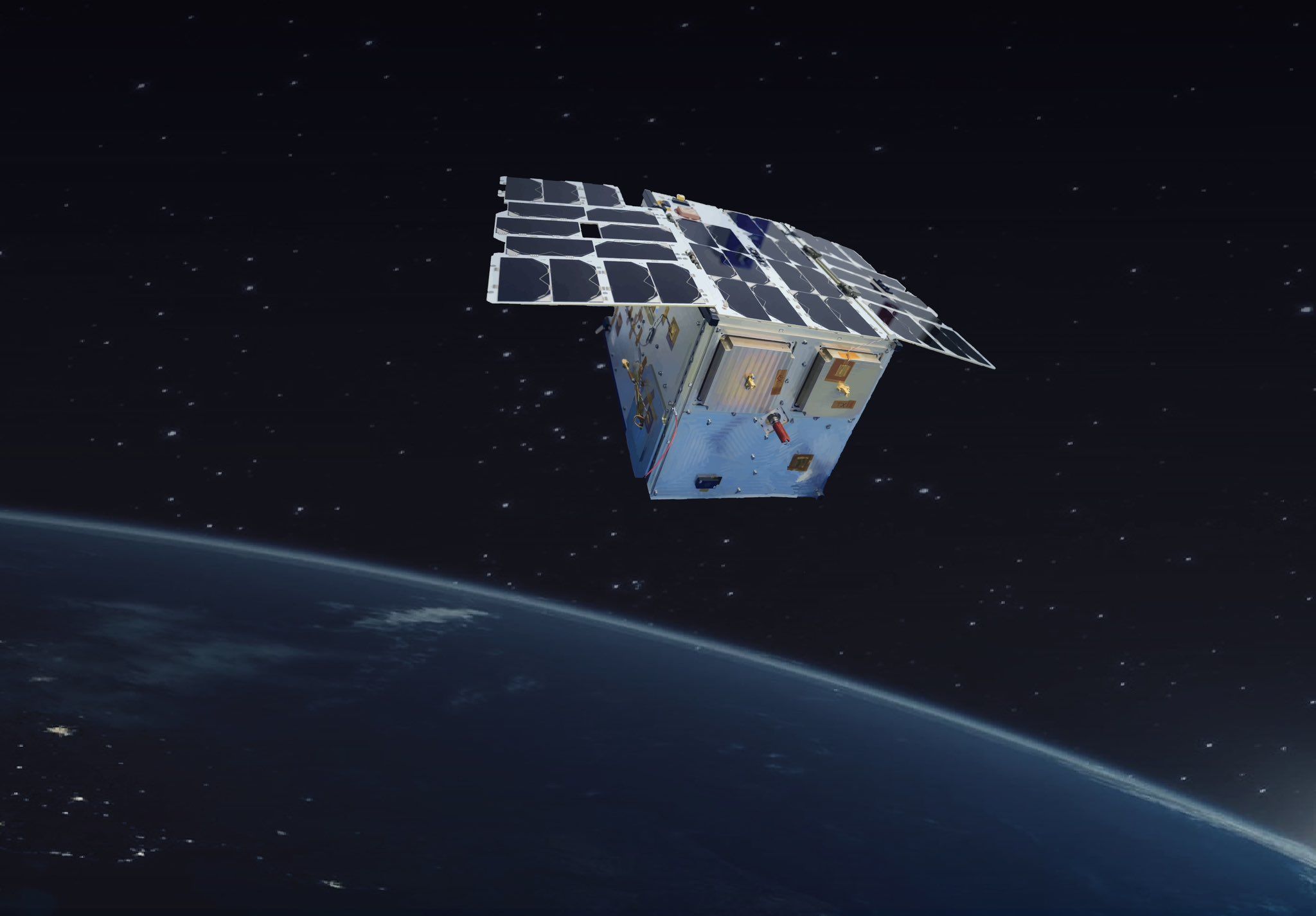 حمدان بن محمد يوجه فريقه بالعمل على مهمة القمر الاصطناعي “فاي 2”