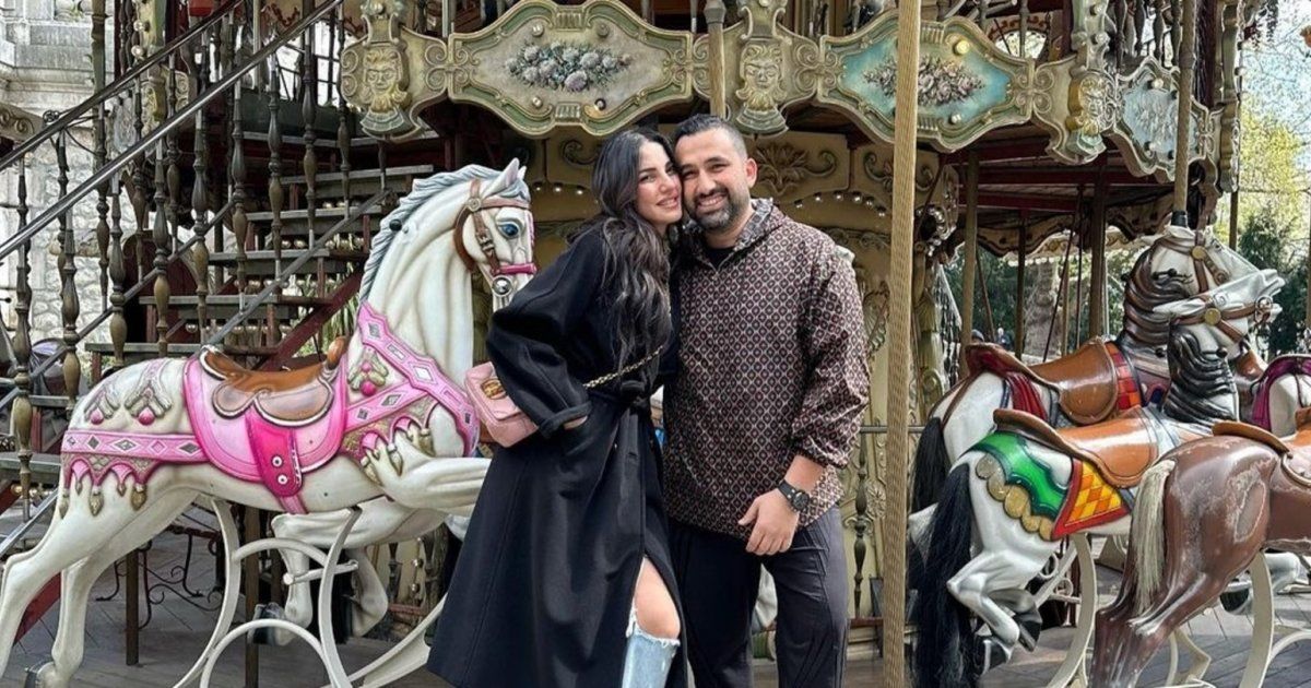 شاهد .. بالفيديو- لحظات جميلة ورومنسية..درة التونسية تعايد زوجها هاني سعد بكلمات من الحب