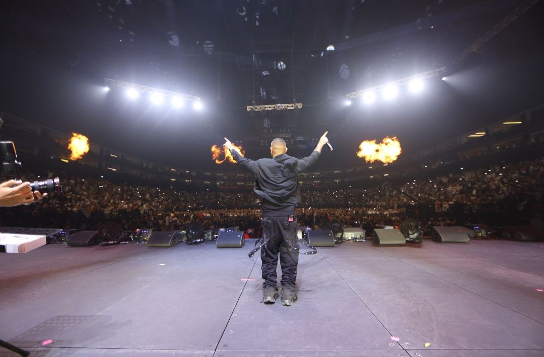 ميريام فارس وأحمد سعد وعايض ودي جي أصيل بحفل تخرج aue 2023