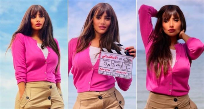 كلاكيت هنصور .. زينة من كواليس الإسكندراني علي شط البحر – شاهد