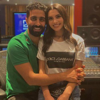 شاهد .. زوج كارمن سليمان يحتفل بعيد ميلادها برومانسية.. وهذا عمرها الحقيقي