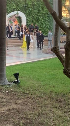 لحد عندك .. جبنالك صور زفاف تامر عاشور ونانسي نور