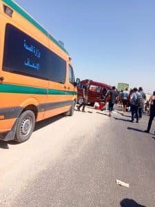 أخبار مصر | بالأسماء .. إصابة 5 أشخاص في حادث تصادم على طريق الإسماعيلية السويس