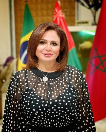 شاهد .. بالصور- الأناقة والجمال.. عنوان إطلالة إلهام شاهين الرائعة من العراق