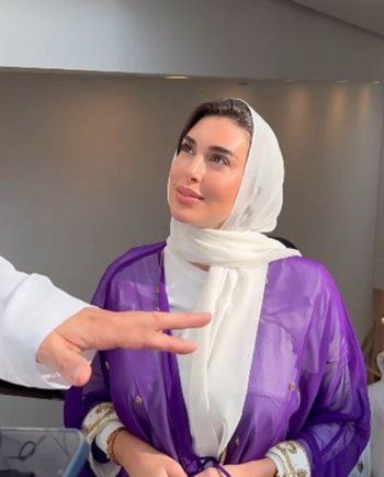 شاهد .. بالصور - ياسمين صبري تطل بالحجاب من أبو ظبي