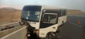 أخبار مصر | بالأسماء .. إصابة أكثر من 20 شخص في حادث انقلاب اتوبيس على الطريق الصحراوي الشرقي