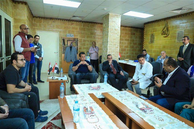 وزير الصحة يوجه برفع درجة الاستعدادات في مستشفى بئر العبد شمال سيناء