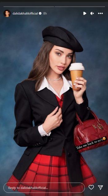 شاهد .. بالصورة- بمساعدة الذكاء الاصطناعي.. هكذا بدت داليدا خليل في التسعينات