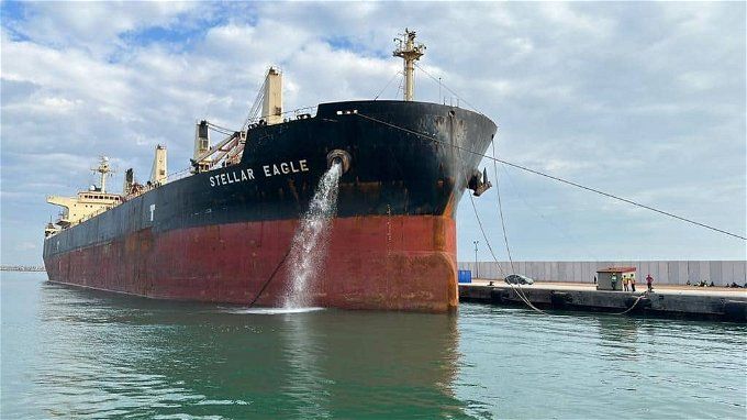 أخبار مصر | ميناء العريش البحري يُصدر أكبر شحنة منذ تطويره بوزن 40 ألف طن