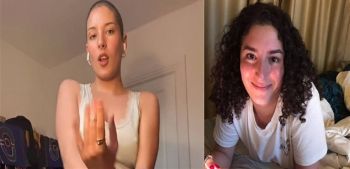 شاهد .. إبنة أحمد الفيشاوي تحلق شعرها "عالزيرو".. وهذا السبب!