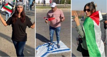 شاهد .. مظاهرة لممثلين وفنانين مصريين لدعم غزة.. وهذا ما فعله حمو بيكا !